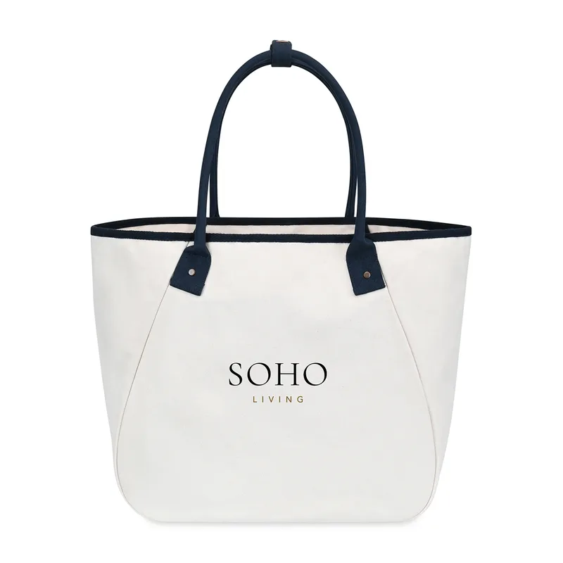 Market Street Tapered Carryall Tote - Navy