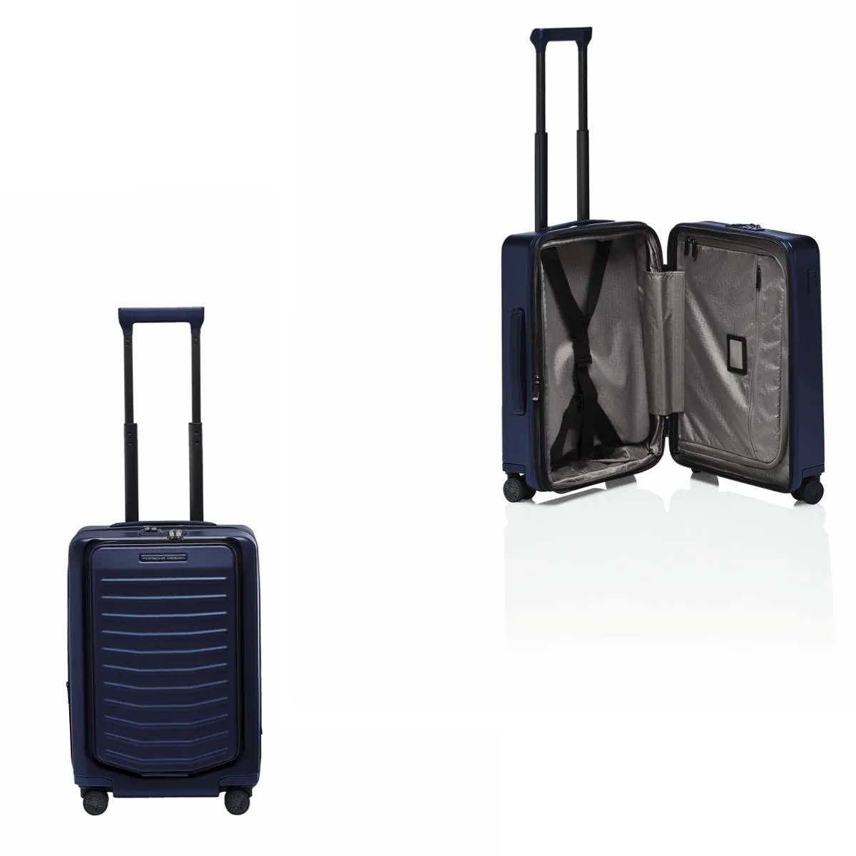 Bric's Porsche Roadster By Bric's 21" Expandable Spinner Luggage - Blue Matte