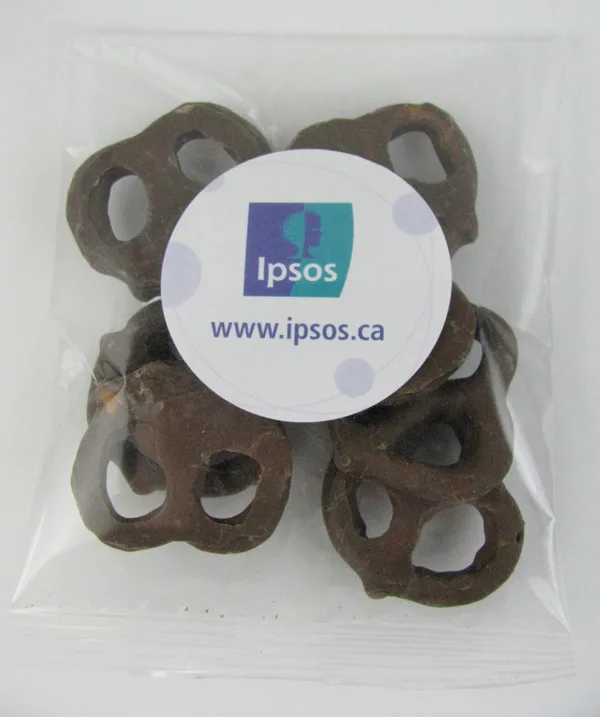 1 Oz. Goody Bag Milk Chocolate Mini Pretzels