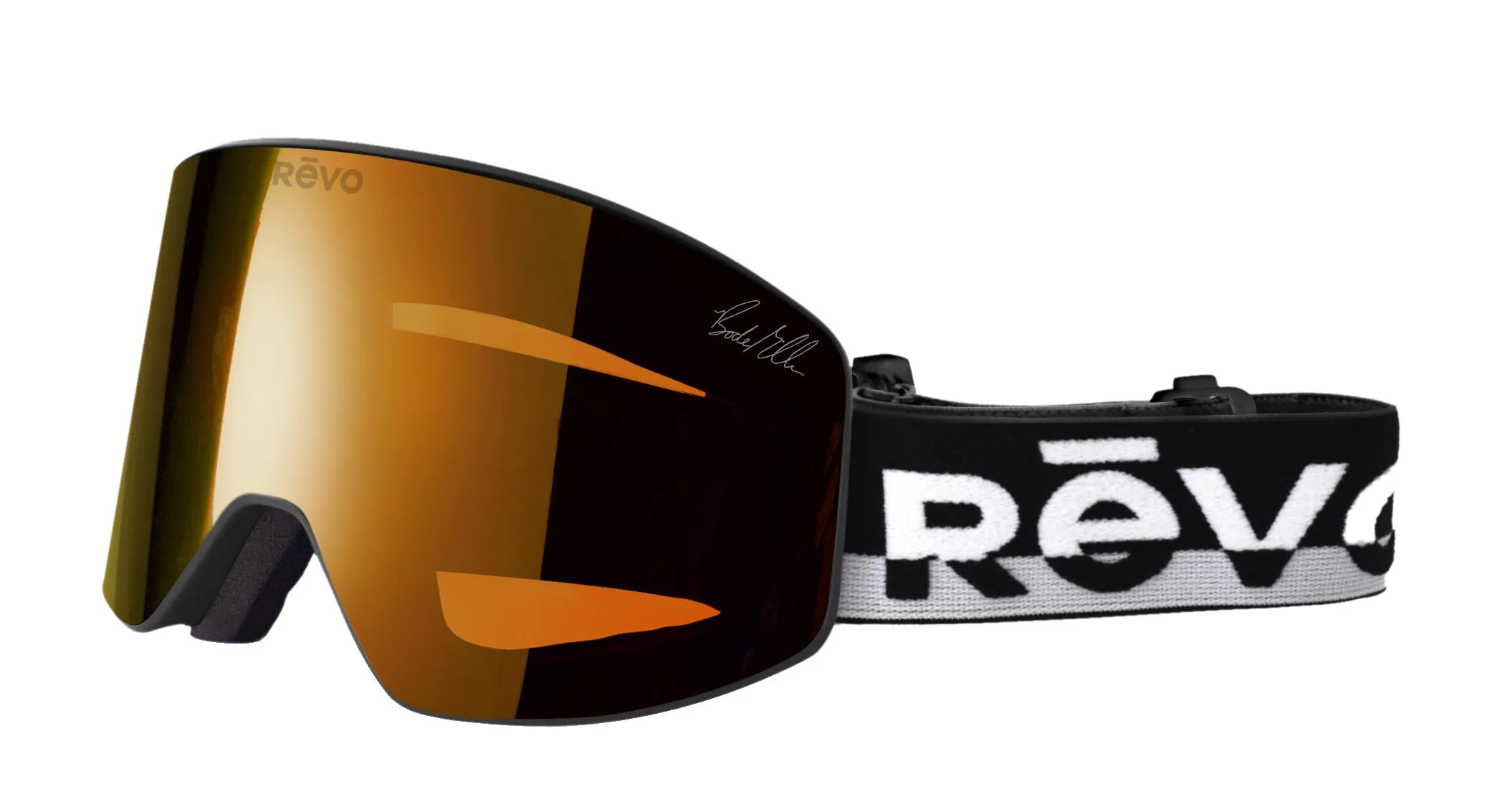 Revo Sunglasses Matte Black Bode Miller No. 3 Goggles