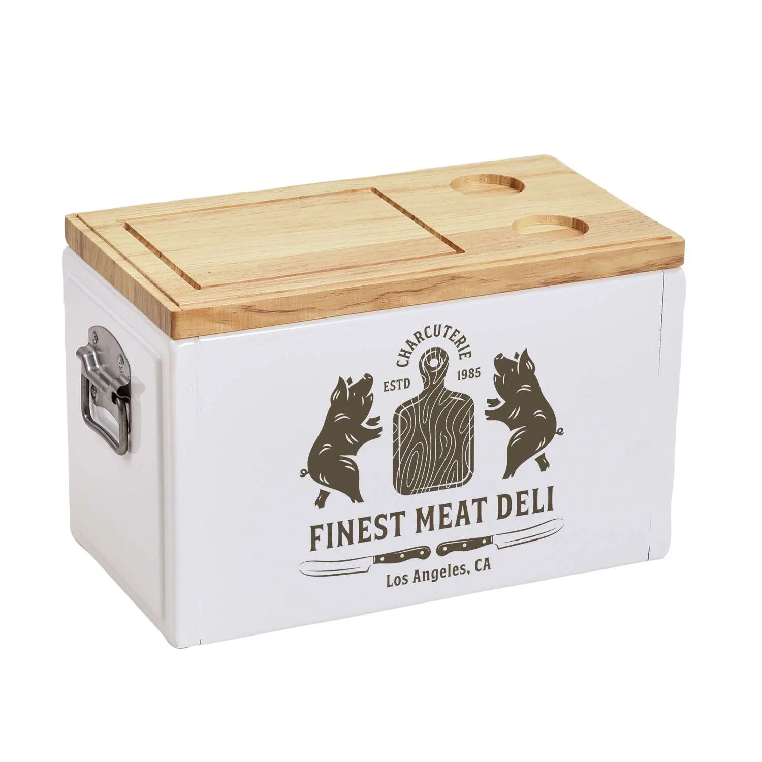 Wood Top Cooler