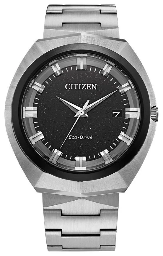 Citizen Watch Men's Sport Lux Stainless Steel Watch, Black Dial