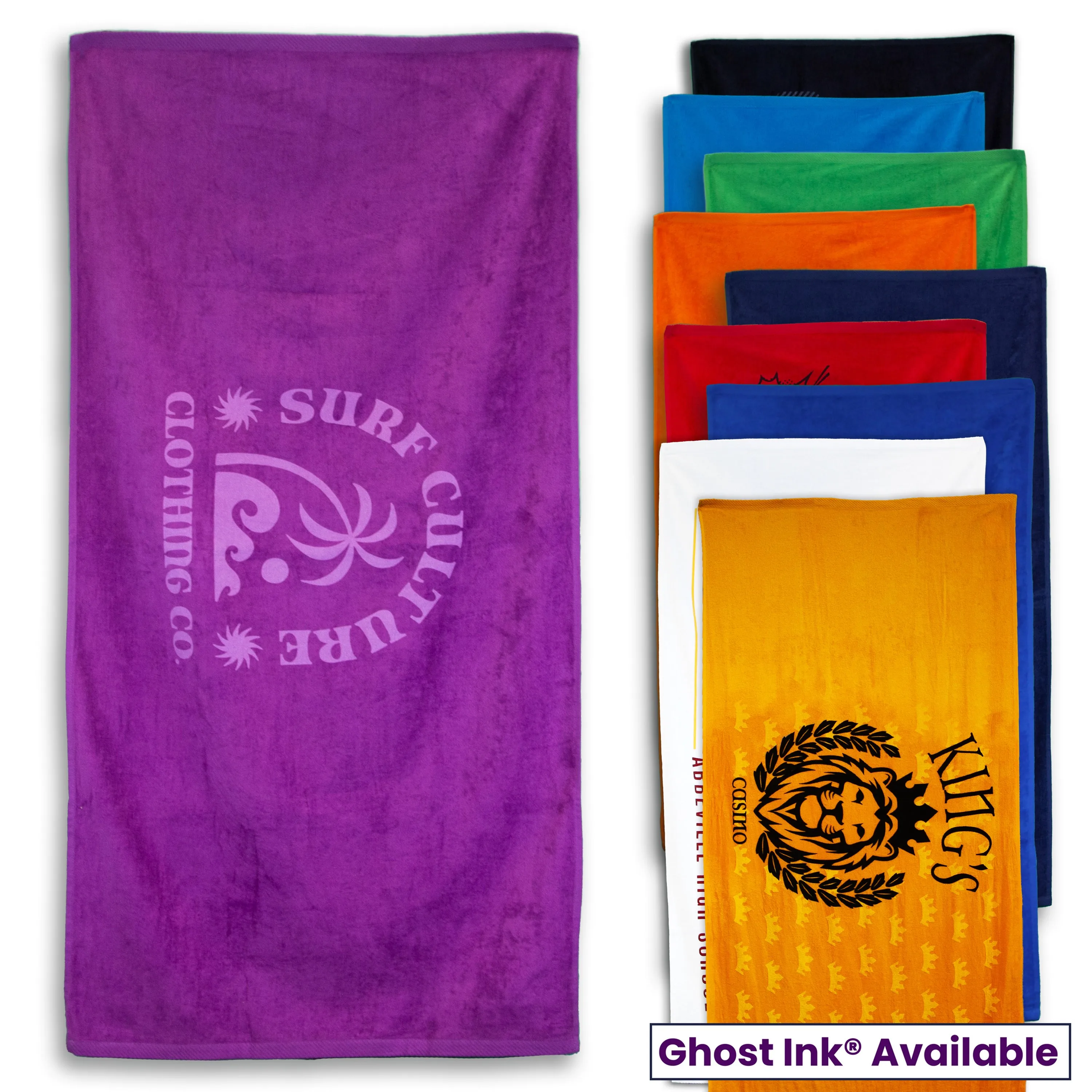 Jewel Collection Beach Towel (Embroidery)