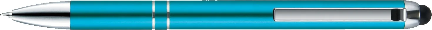 Teal Blue/Silver Blank Clip View