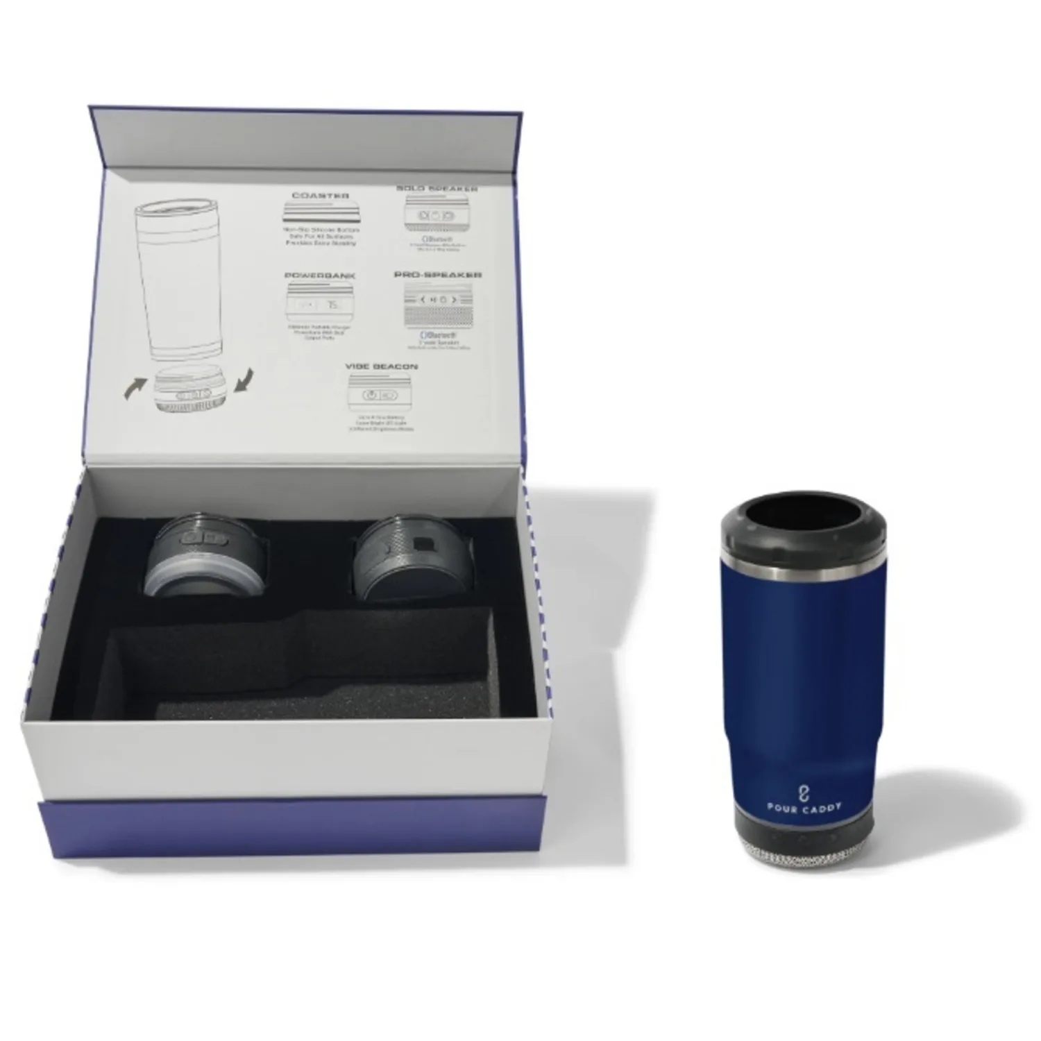 Pour Caddy® Vibe Chill & Brew 14 Oz. Tumbler Gift Set view 3