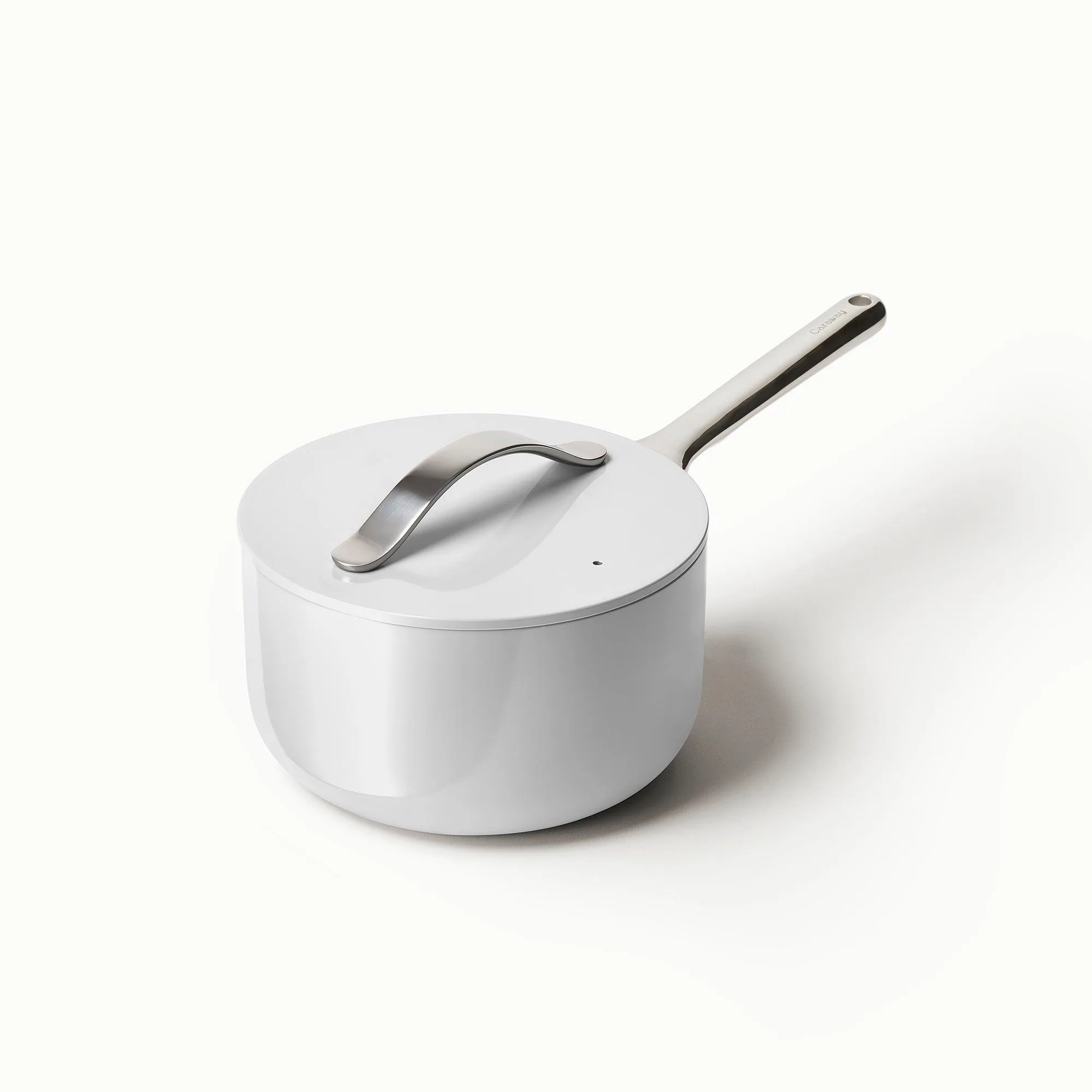 Caraway 3Qt Nonstick Ceramic Saucepan Gray
