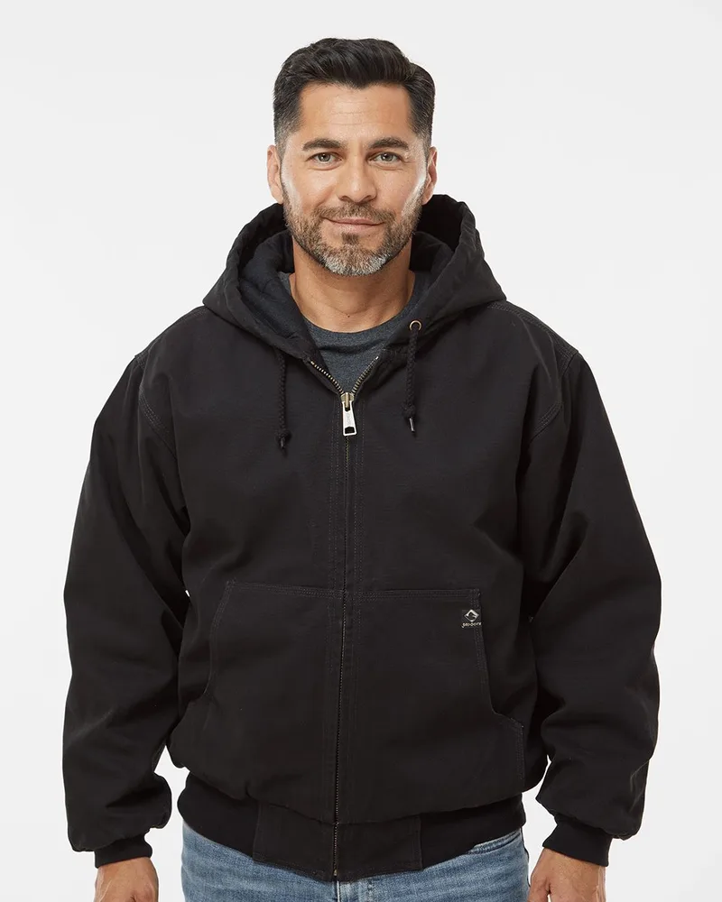 Dri Duck® Cheyenne Hooded Boulder Cloth™ Hooded Jacket w/Tricot Quilt Lining