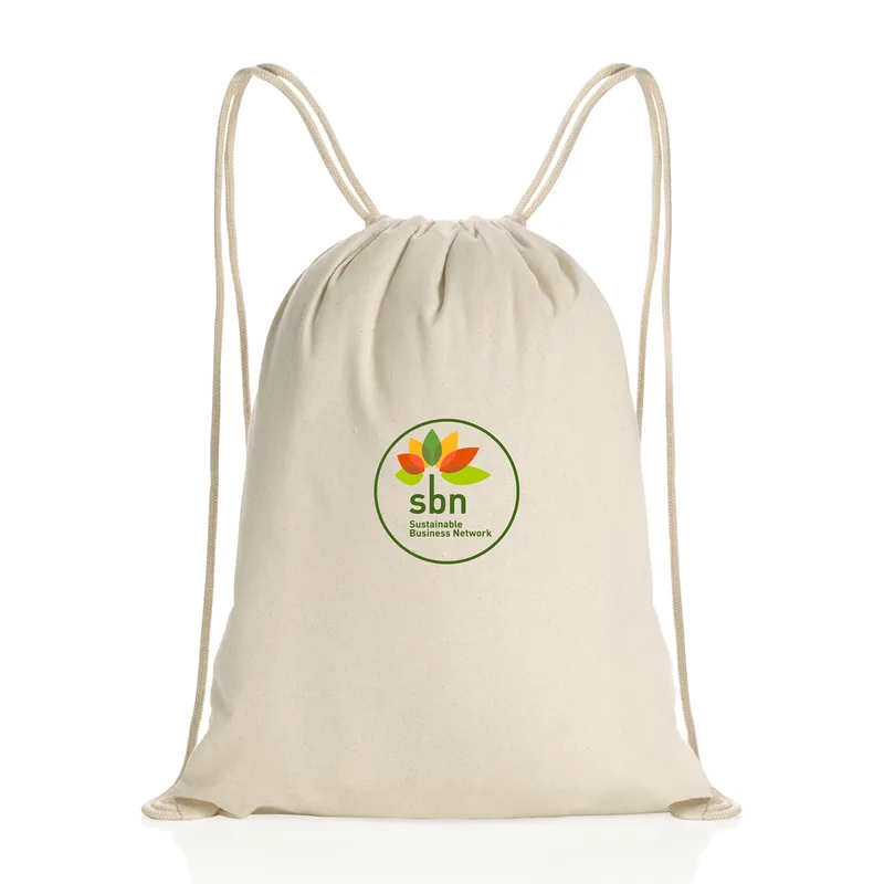 Impact AWARE™ Recycled Cotton Cinchpack 145g - Off White