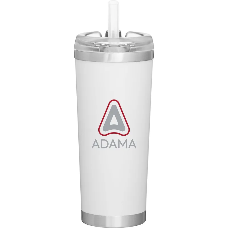 24 oz Brooklyn Travel Tumbler (Matte White)