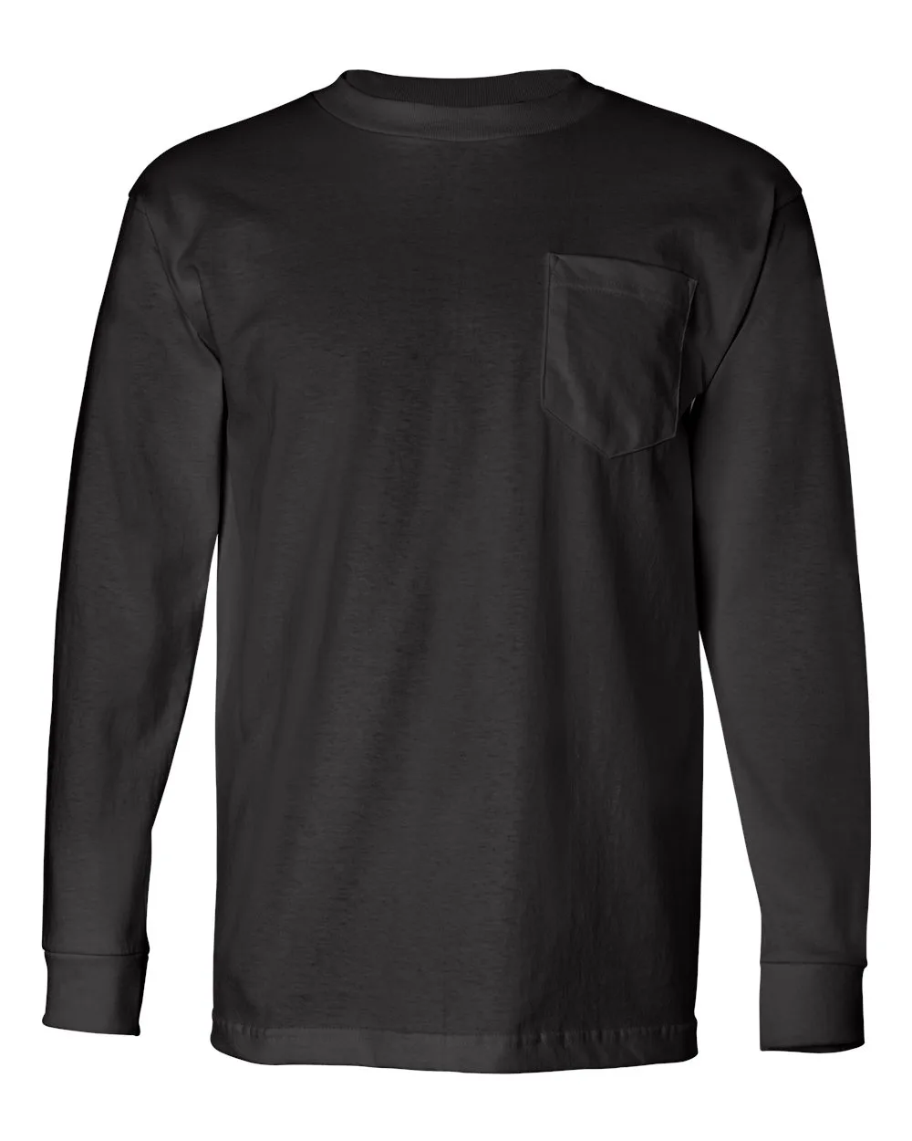 Bayside® USA-Made Long Sleeve T-Shirt w/Pocket view 4