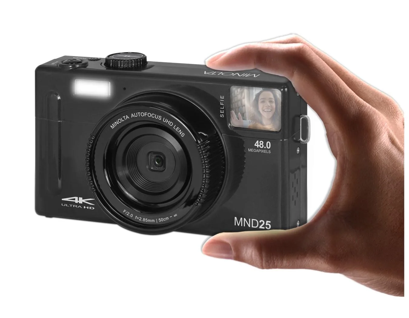 Minolta 48Mp/4K Autofocus Uhd Digital Camera
