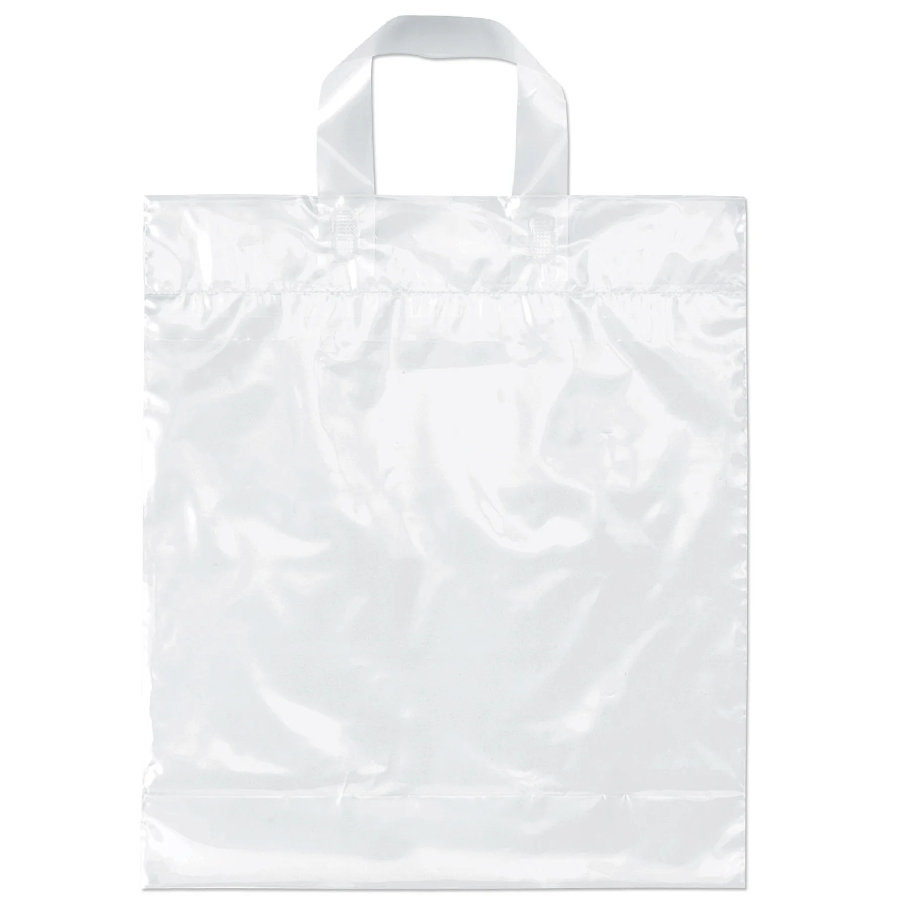 Pony™ - Soft Loop Handle Bag - Flexo Ink Print (13" x 15 1/2" x 4") view 2