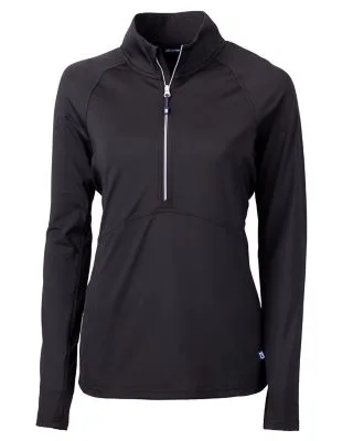 Cutter & Buck Adapt Eco Knit Stretch Recycled Womens Half Zip Pullover view 2