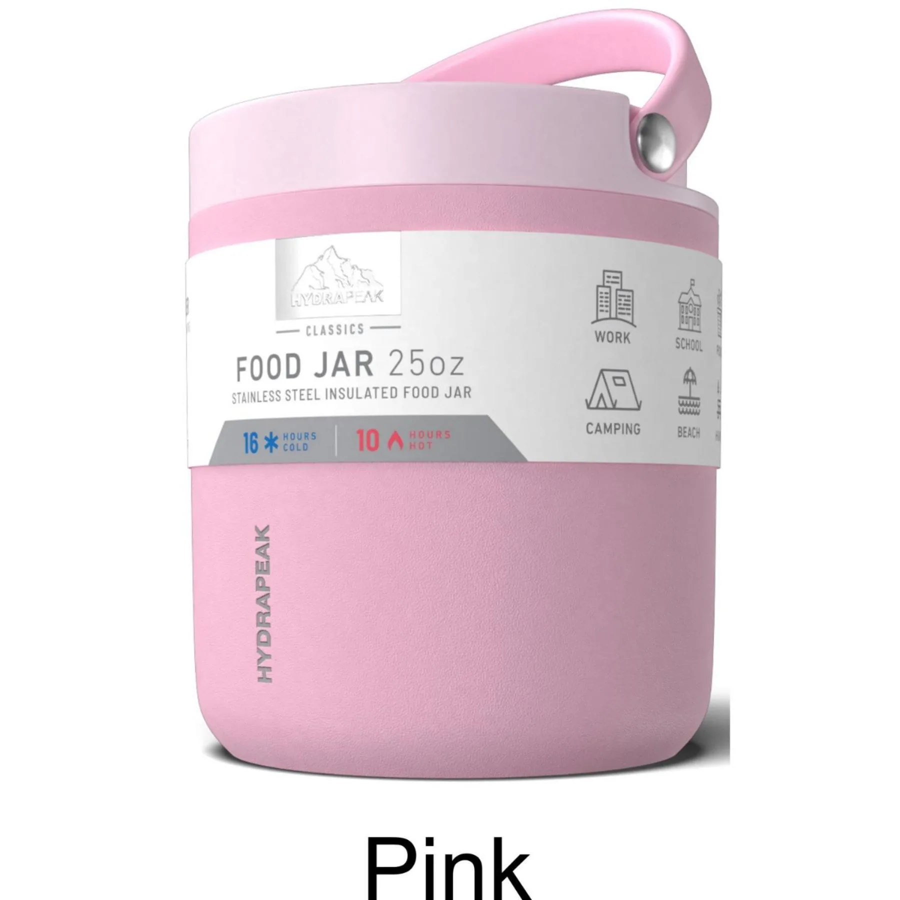 25 oz Hydrapeak® Stainless Steel Insulated Thermos Food Jar view 3