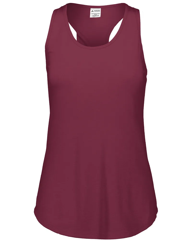 Augusta Ladies' Lux Tri-Blend Tank view 5