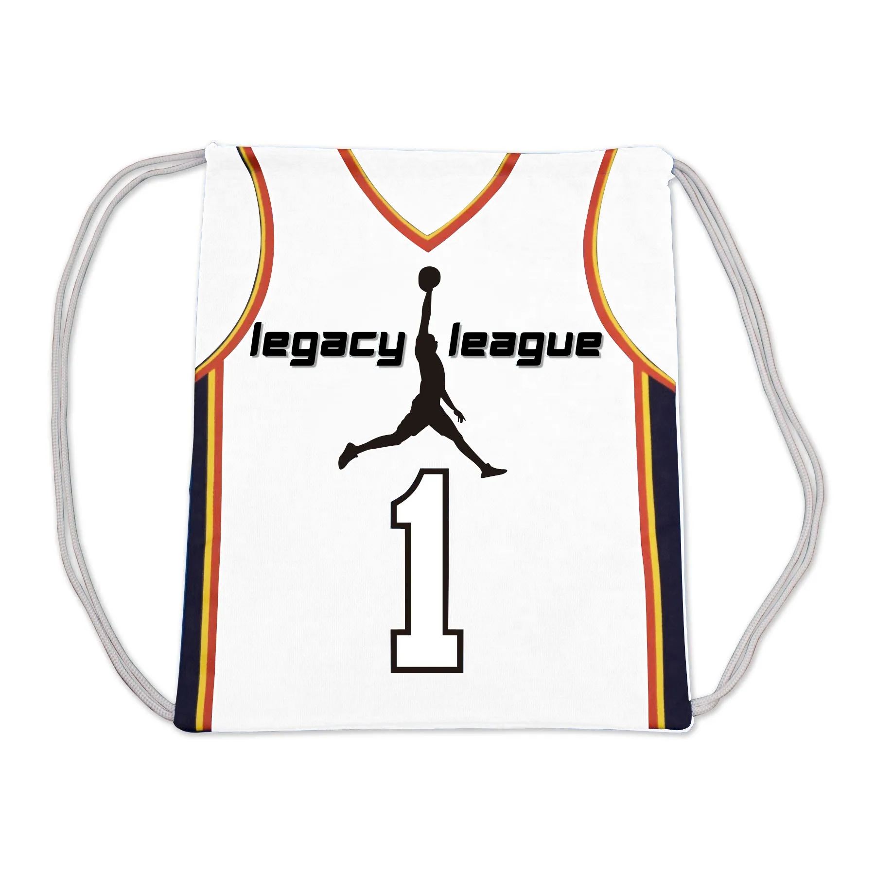 Mesh-Normal Shape Drawstring Backpack view 6