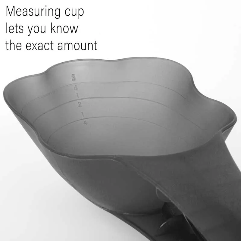 Translucent Smoke Gray Measuring Cup