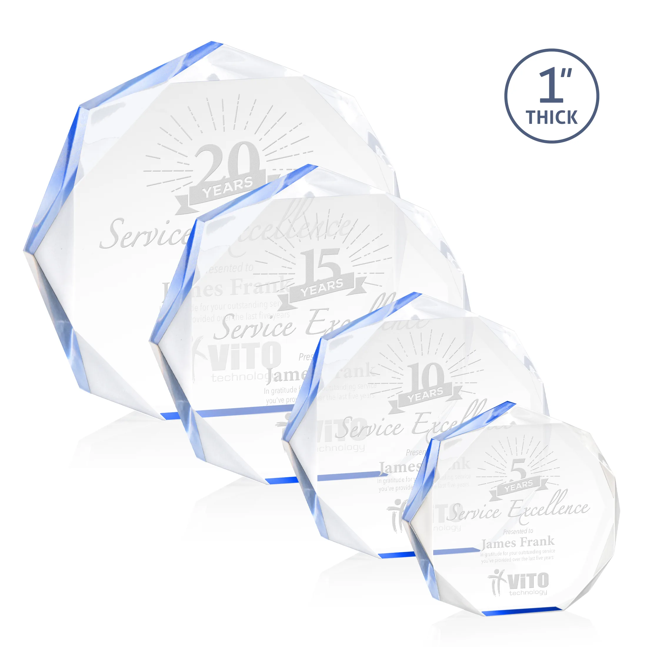 Laser Engraving, Blue