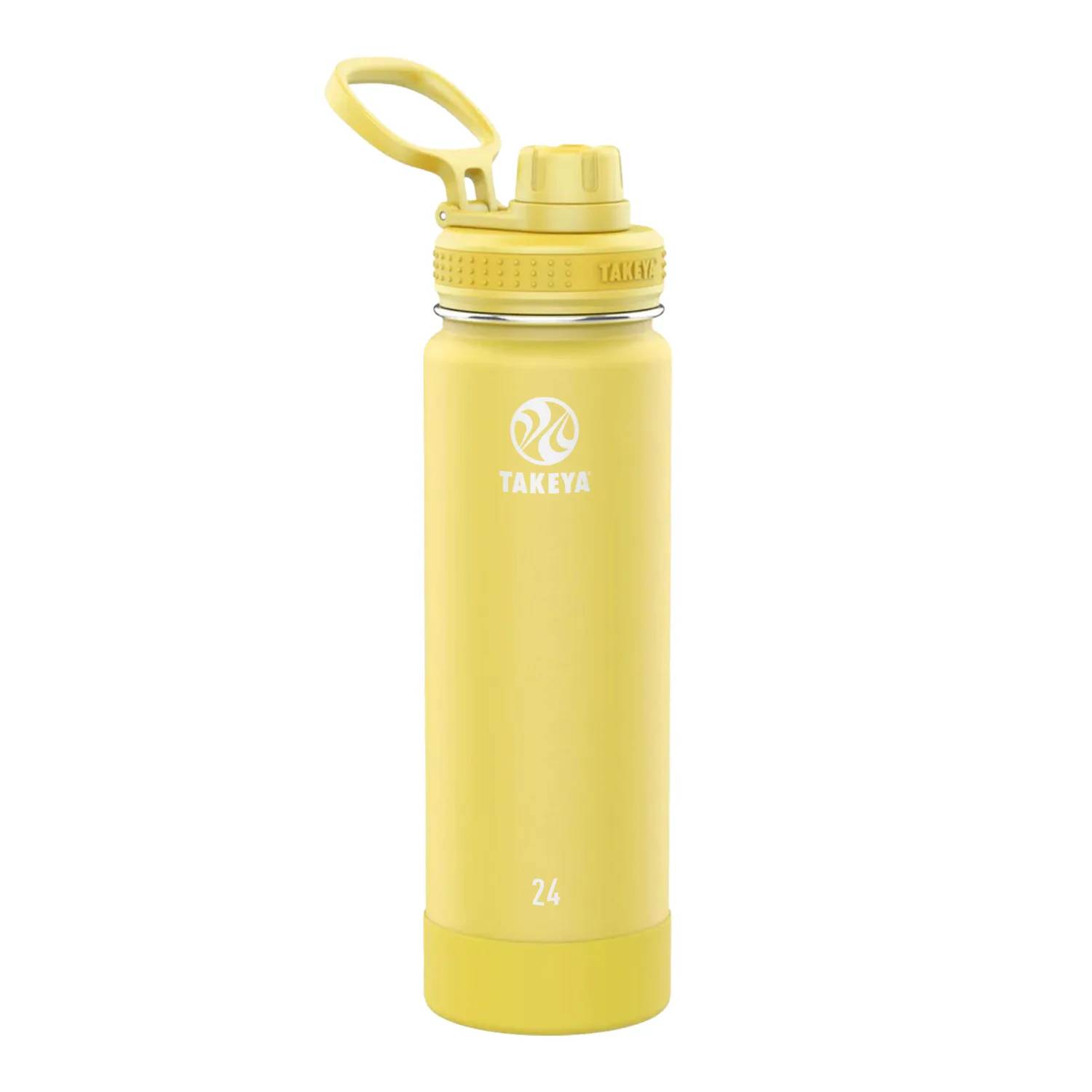 24 oz Takeya® Stainless Steel Insulated Active Water Bottle w/ Spout Lid view 5