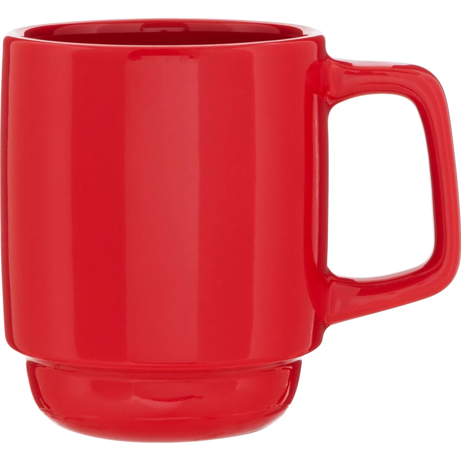 16 oz Olly Ceramic Mug (Red) view 2