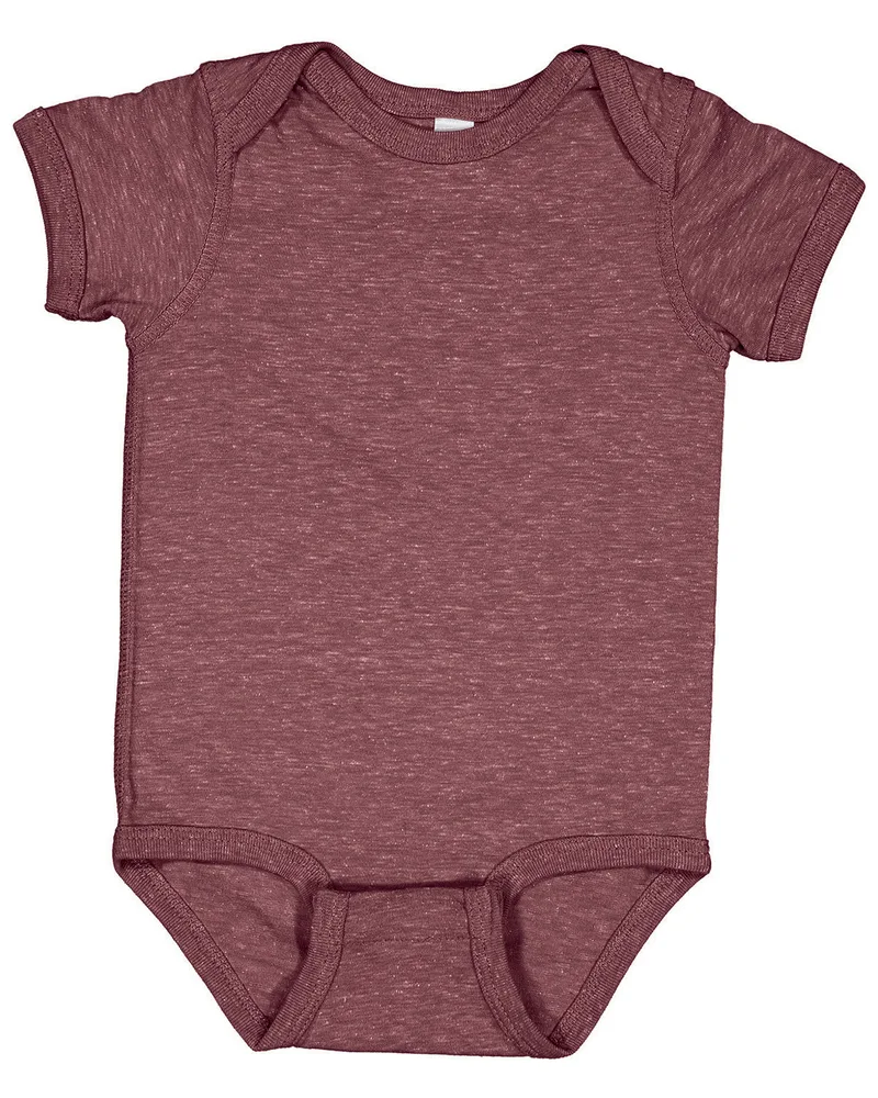 Rabbit Skins Infant Harborside Melange Jersey Bodysuit
