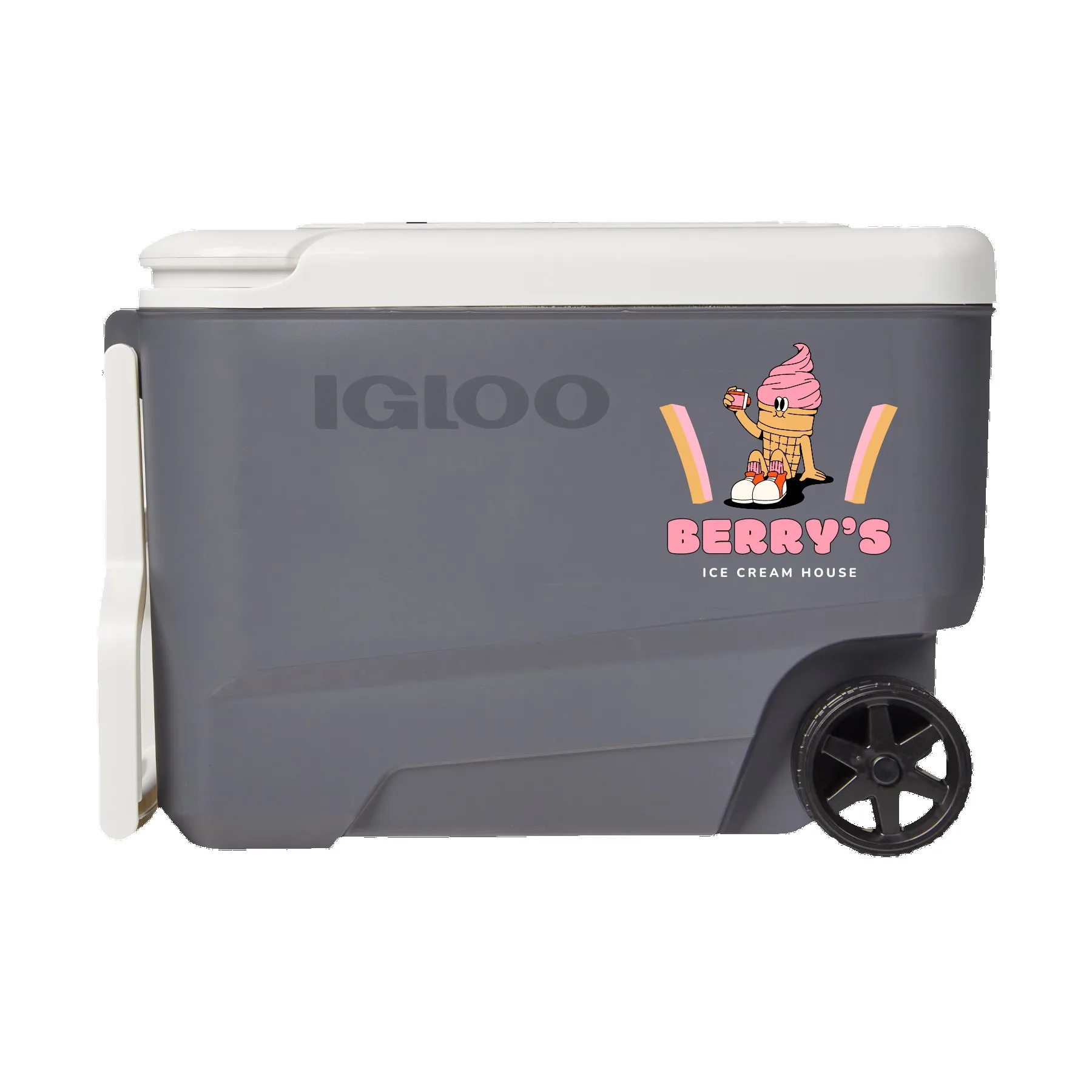 35 Qt. Igloo® Versatemp Wheeled Electric Roller Cooler (Carbonite Gray)