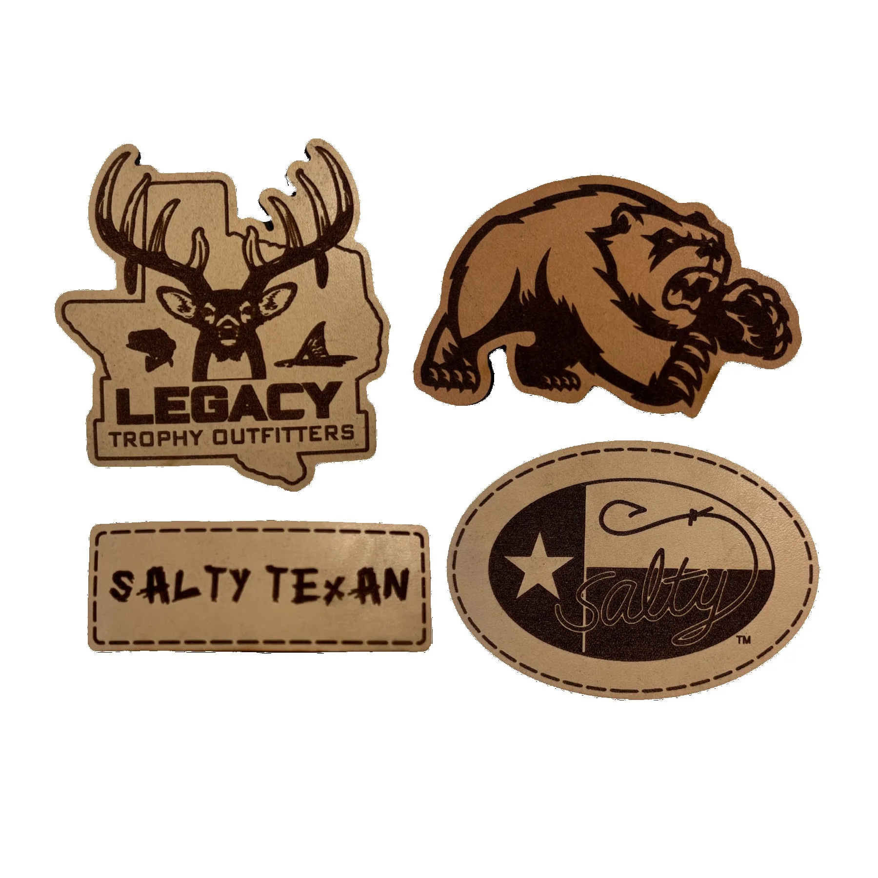Leather Badge w/Laser Engraving view 2