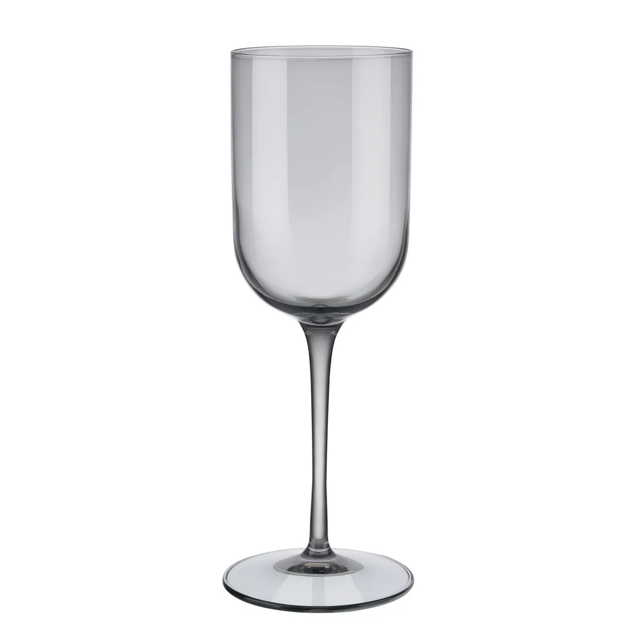 Blomus Fuum White Wine 9.5 Ounce Glasses - Set Of 4 - Smoke