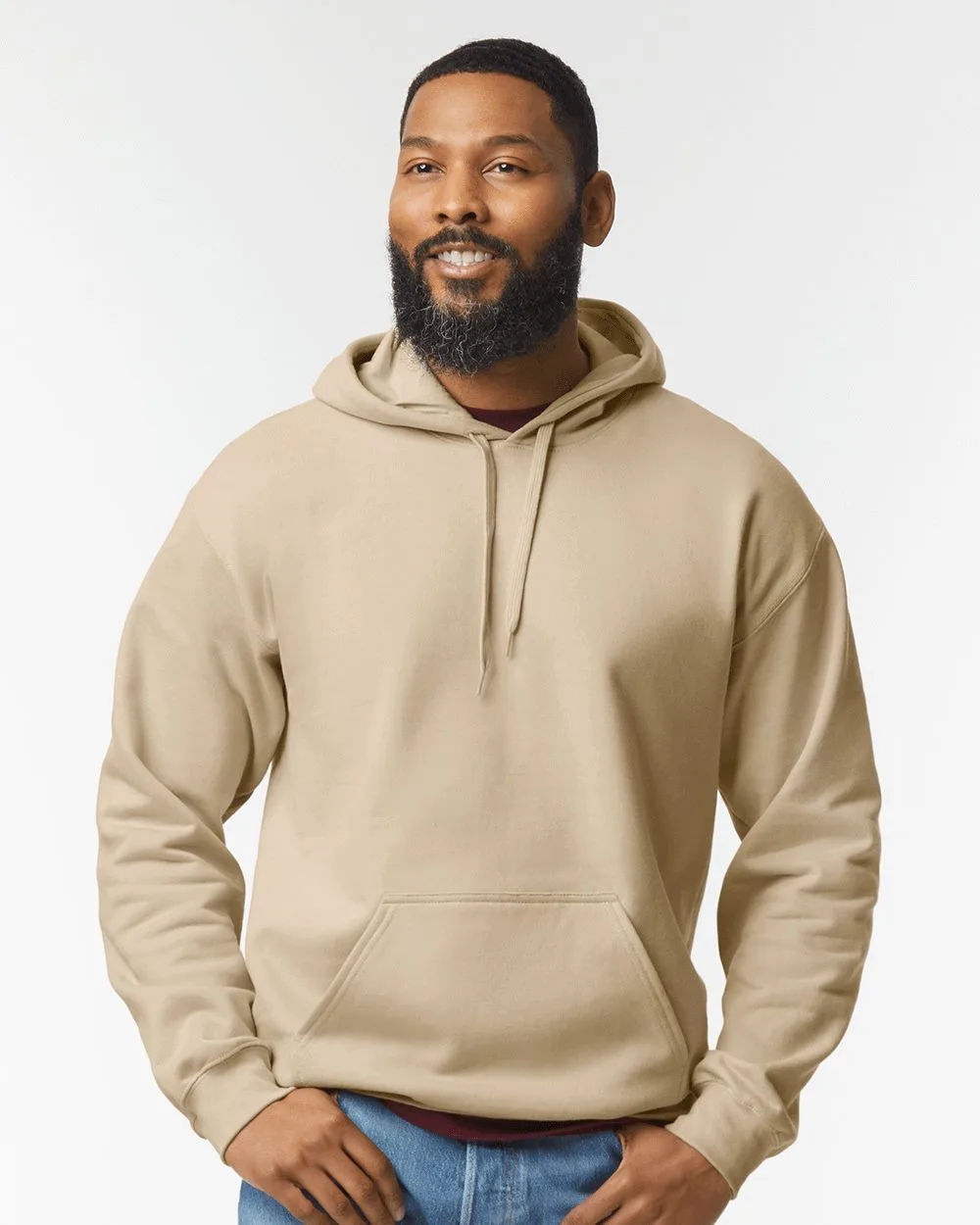 Gildan® Unisex Softstyle® Midweight Hooded Sweatshirt view 2