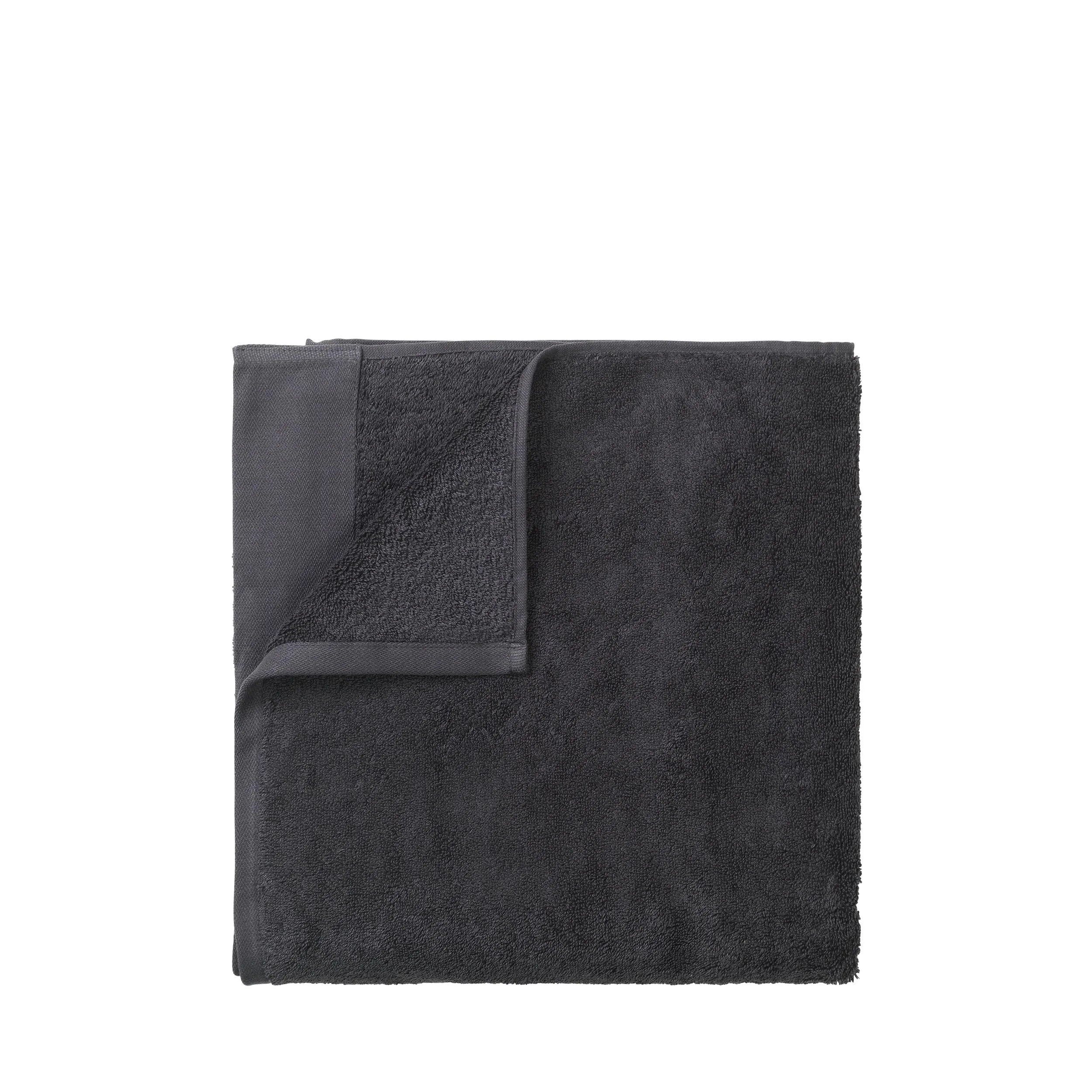 Blomus Riva Organic Terry Hand Towel 20 X 39 - Magnet Charcoal Gray