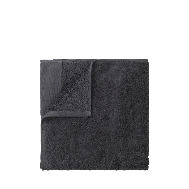 Blomus Riva Organic Terry Hand Towel 20 X 39 - Magnet Charcoal Gray