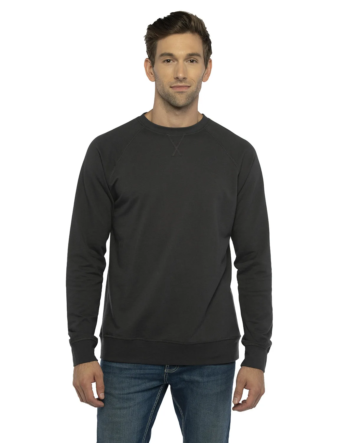 NEXT LEVEL APPAREL Unisex Laguna French Terry Raglan Sweatshirt view 4