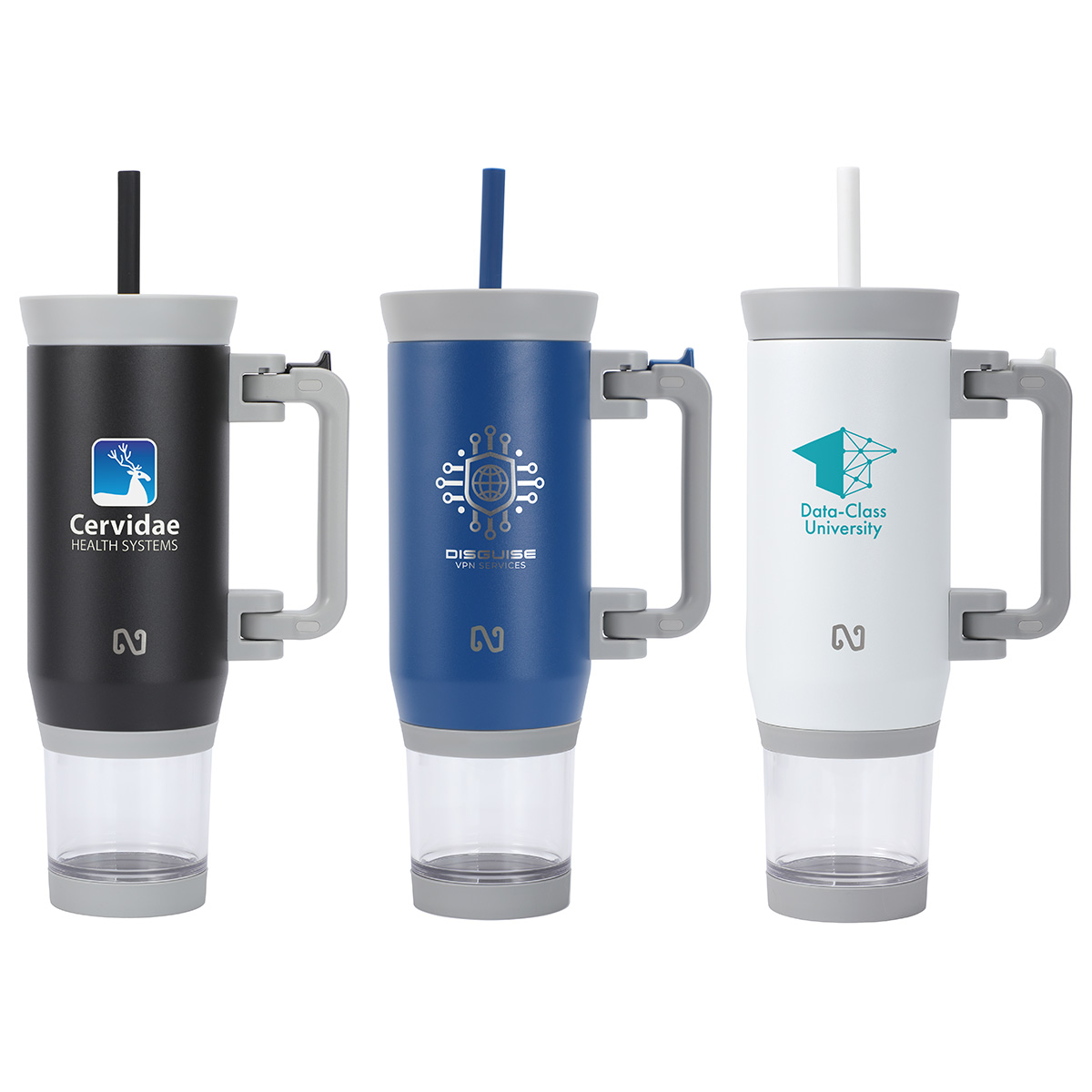 NAYAD® Quest 23 oz Stainless Steel Double-Wall Mug with Foldable Handle &