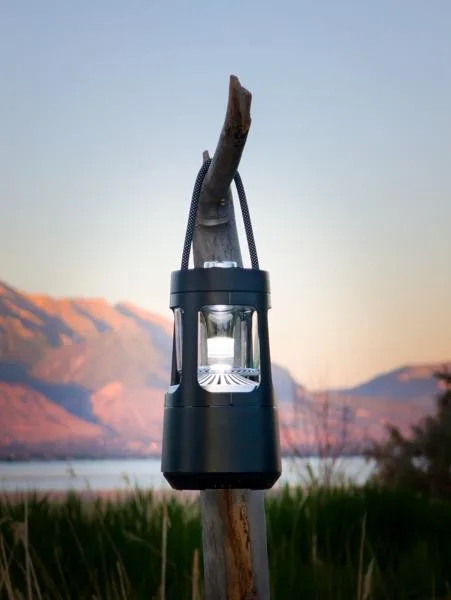 Tiki Wireless Speaker with Lantern Light view 3
