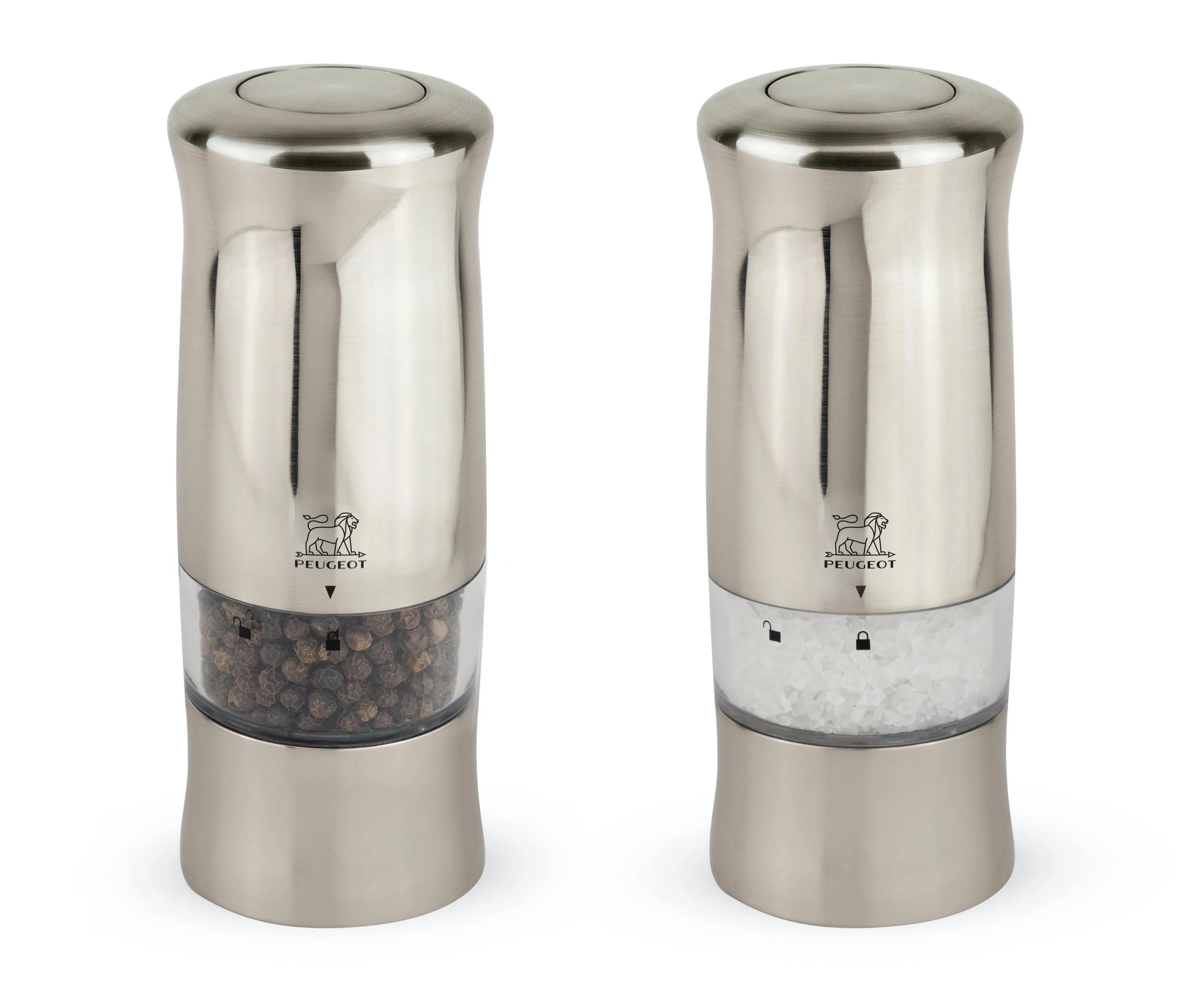 Peugeot Zeli 14Cm Electric Salt And Pepper Mill Duo