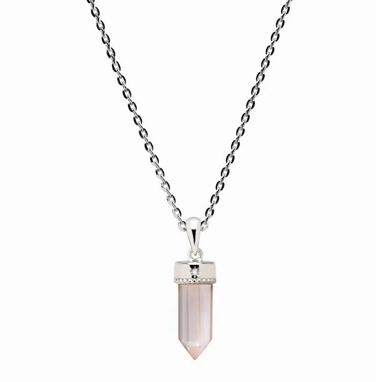 Jilco Inc Crystal Quartz Necklace - Sterling Silver