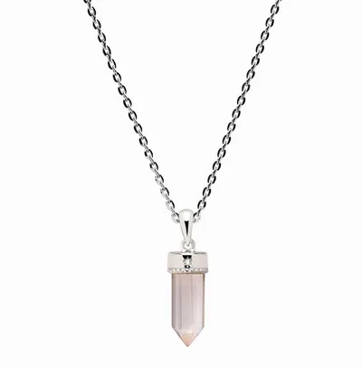 Jilco Inc Crystal Quartz Necklace - Sterling Silver