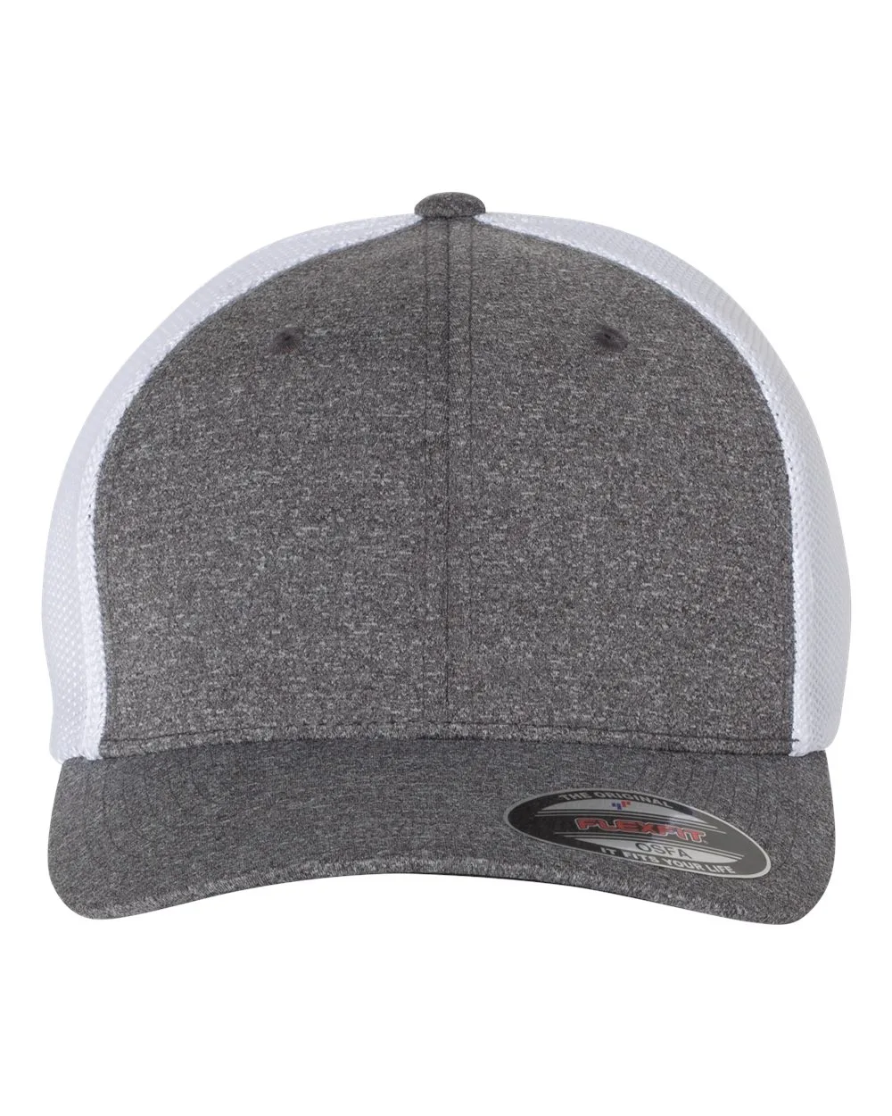 Dark Heather Gray/White