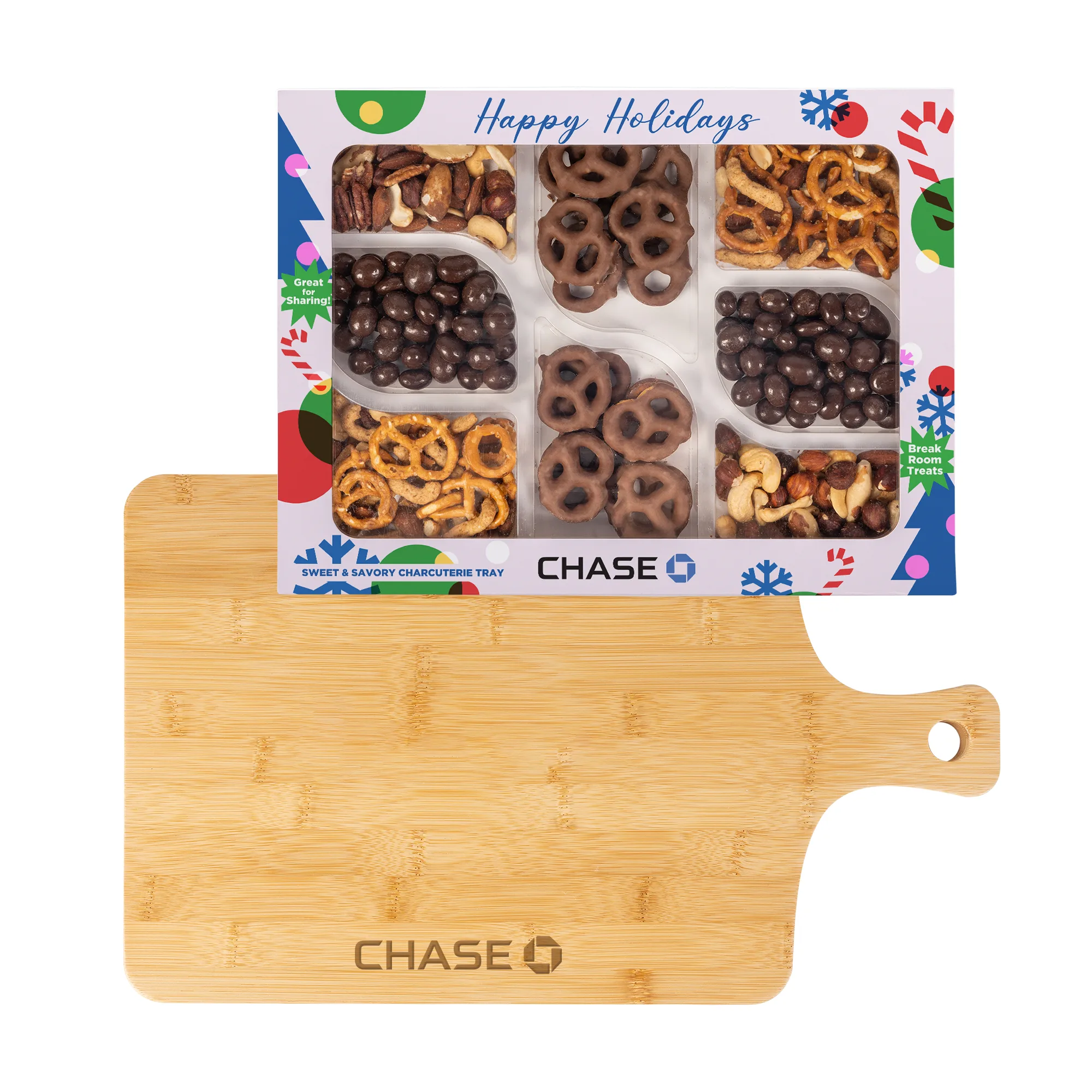 Sweet and Savory Charcuterie Tray with Bamboo Board view 3
