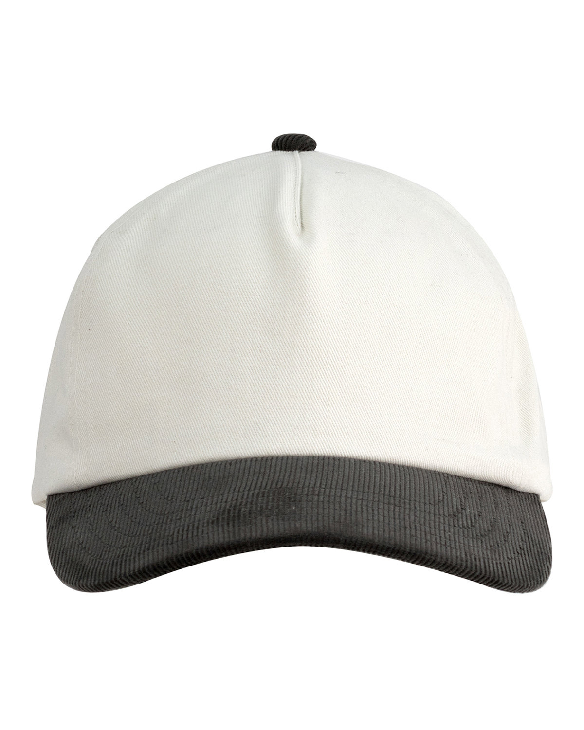 Big Accessories Two-Tone Corduroy Cap