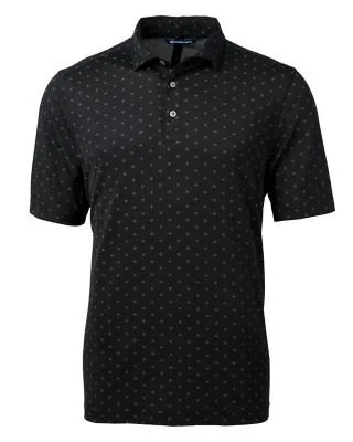 Cutter & Buck Virtue Eco Pique Tile Print Recycled Mens Polo view 3