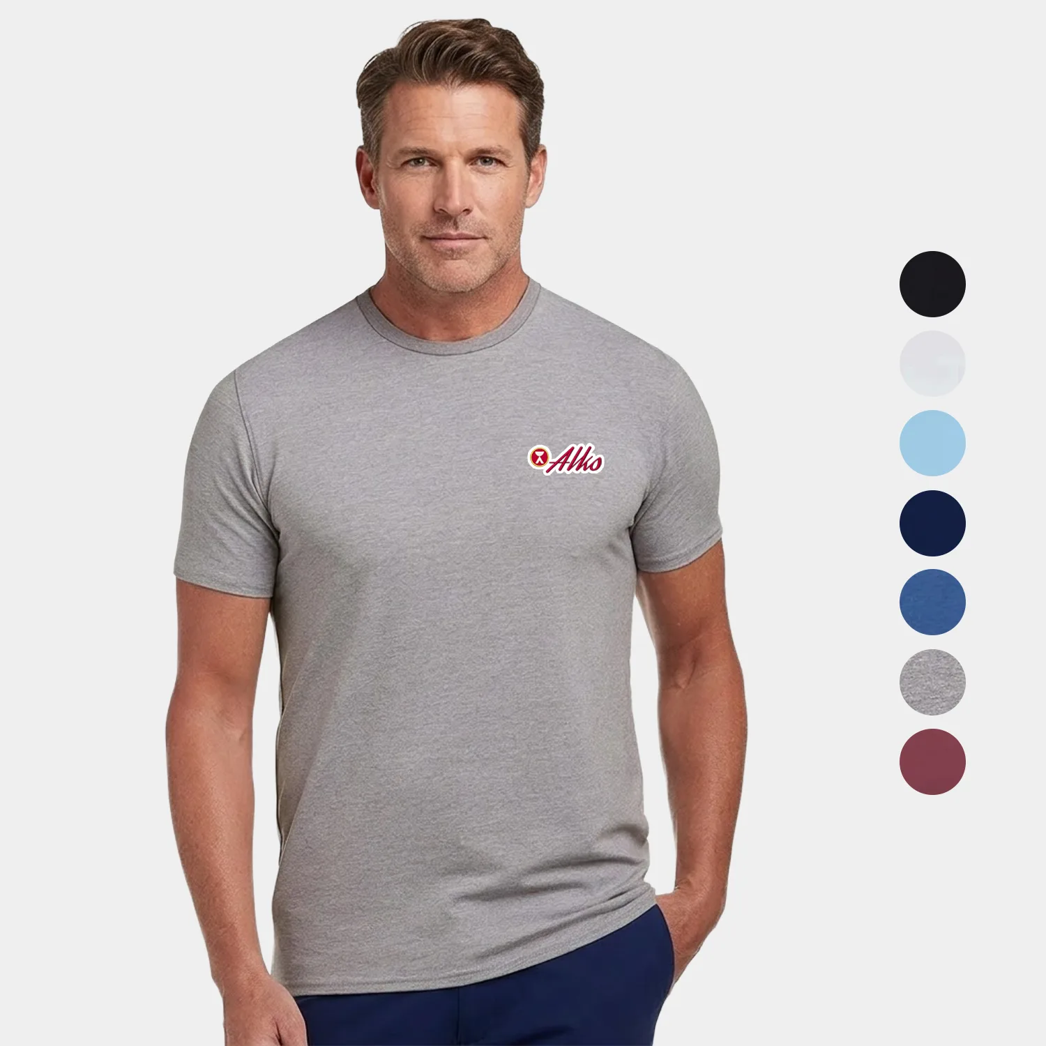 Holderness & Bourne® Mason Men's Crewneck T-Shirt UPF 50+