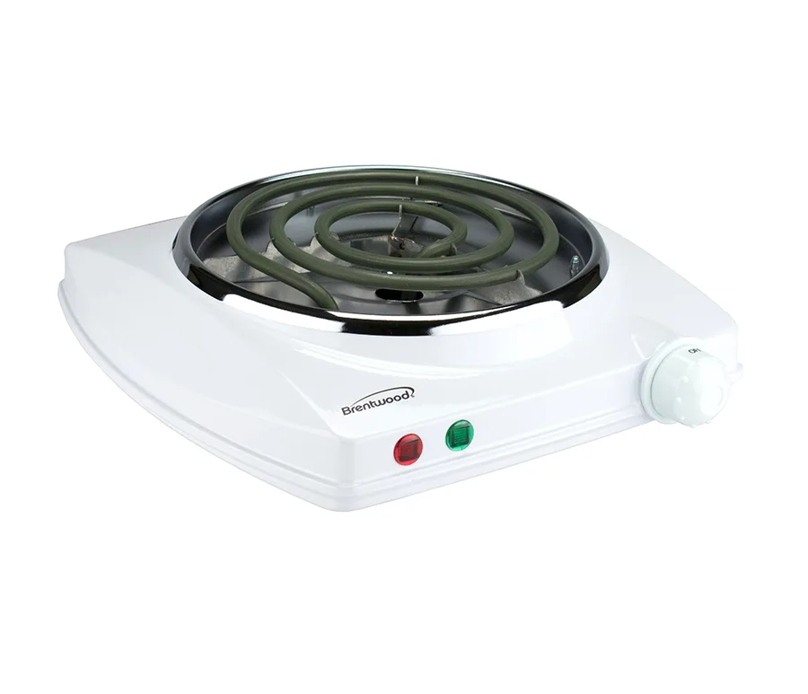 White Electric Single Burner