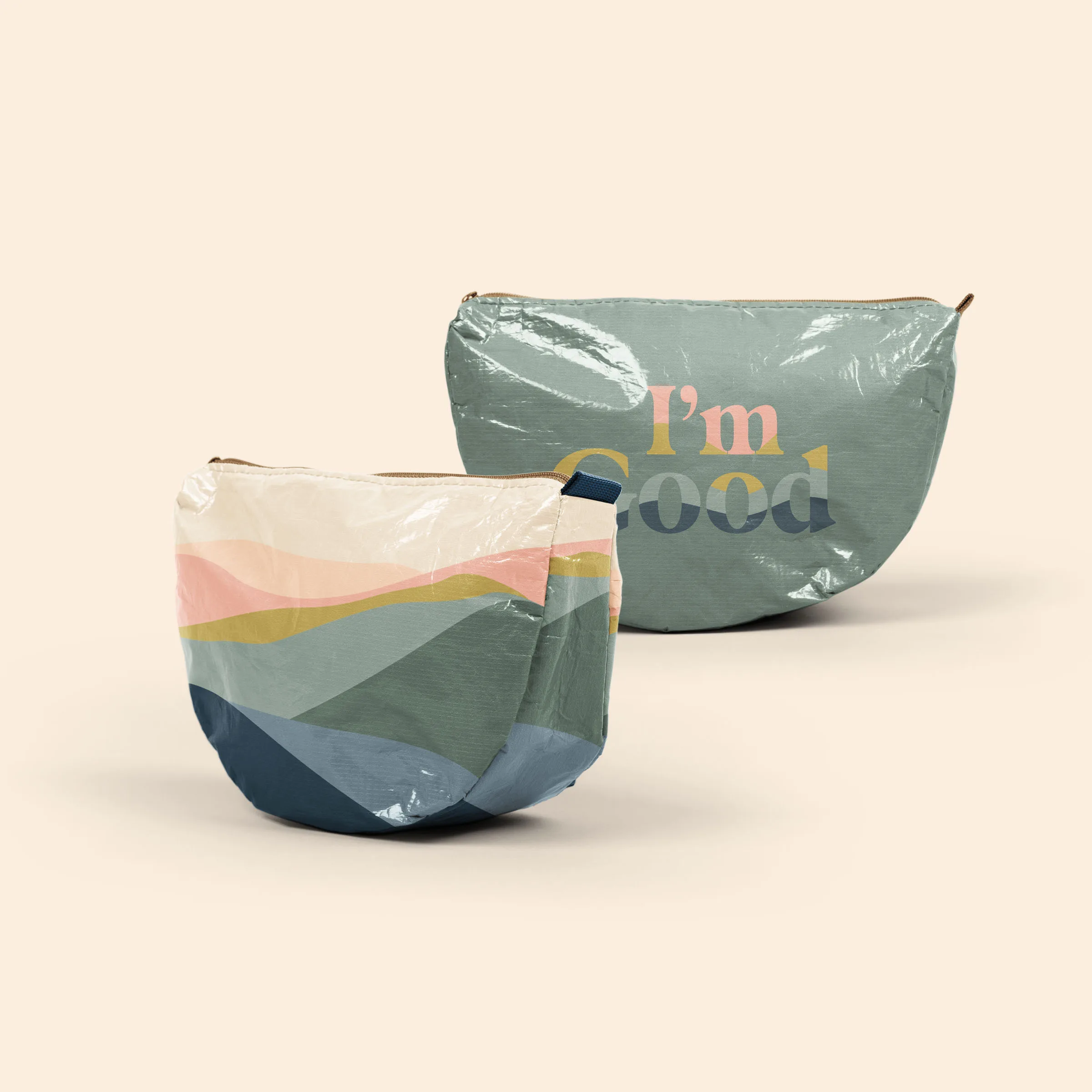 Laminated Non-Woven Rpet Wedge Pouch view 2