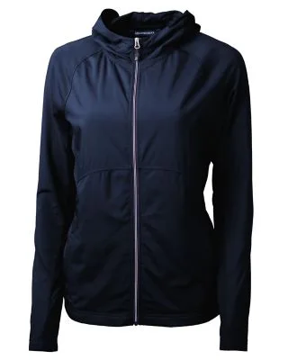 Cutter & Buck Adapt Eco Knit Hybrid Recycled Womens Full Zip Jacket view 2