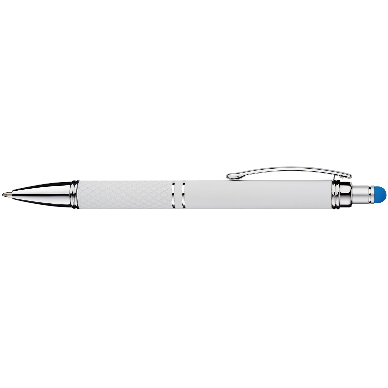 White/Silver/Light Blue Blank Side