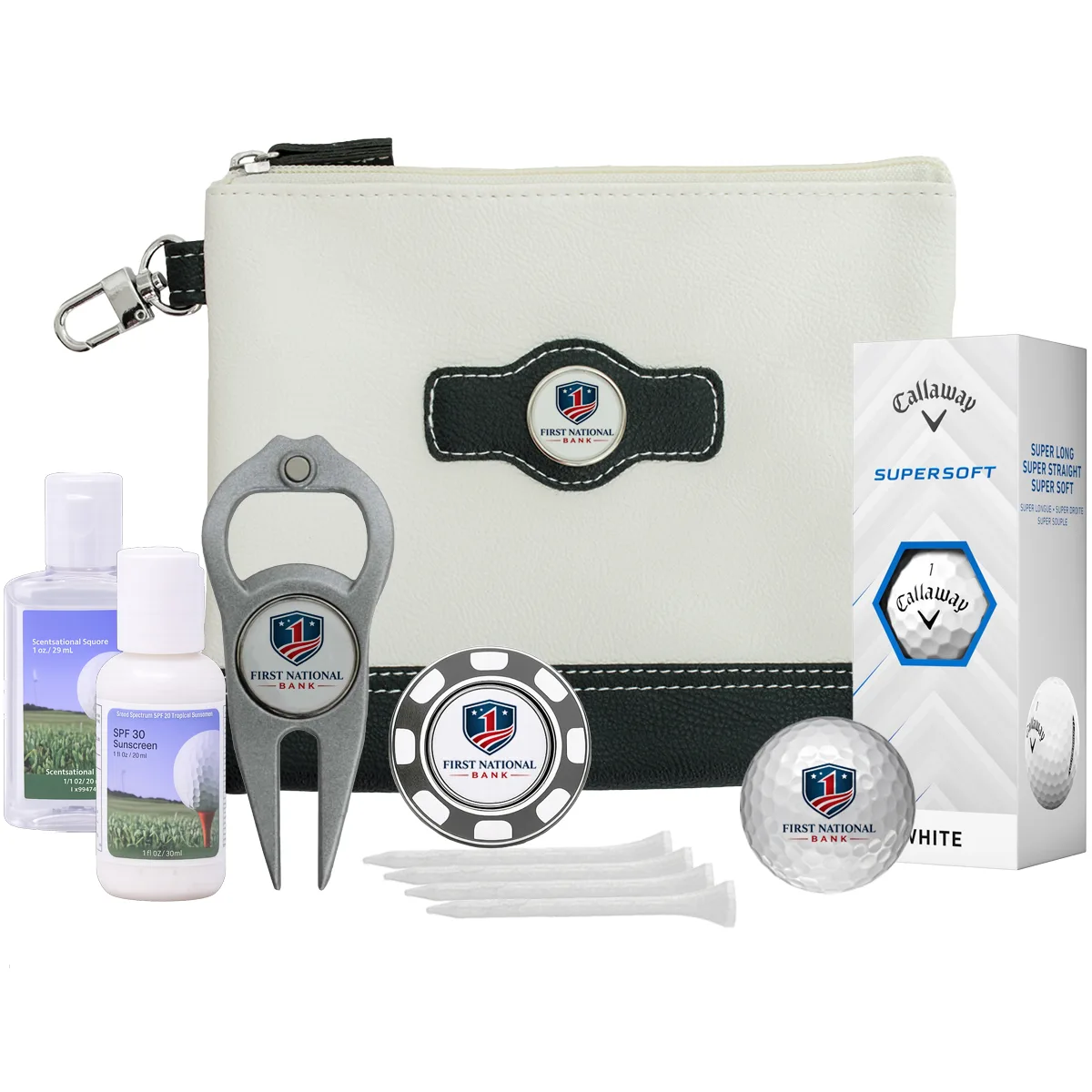 Tee Time Essentials Golf Kit