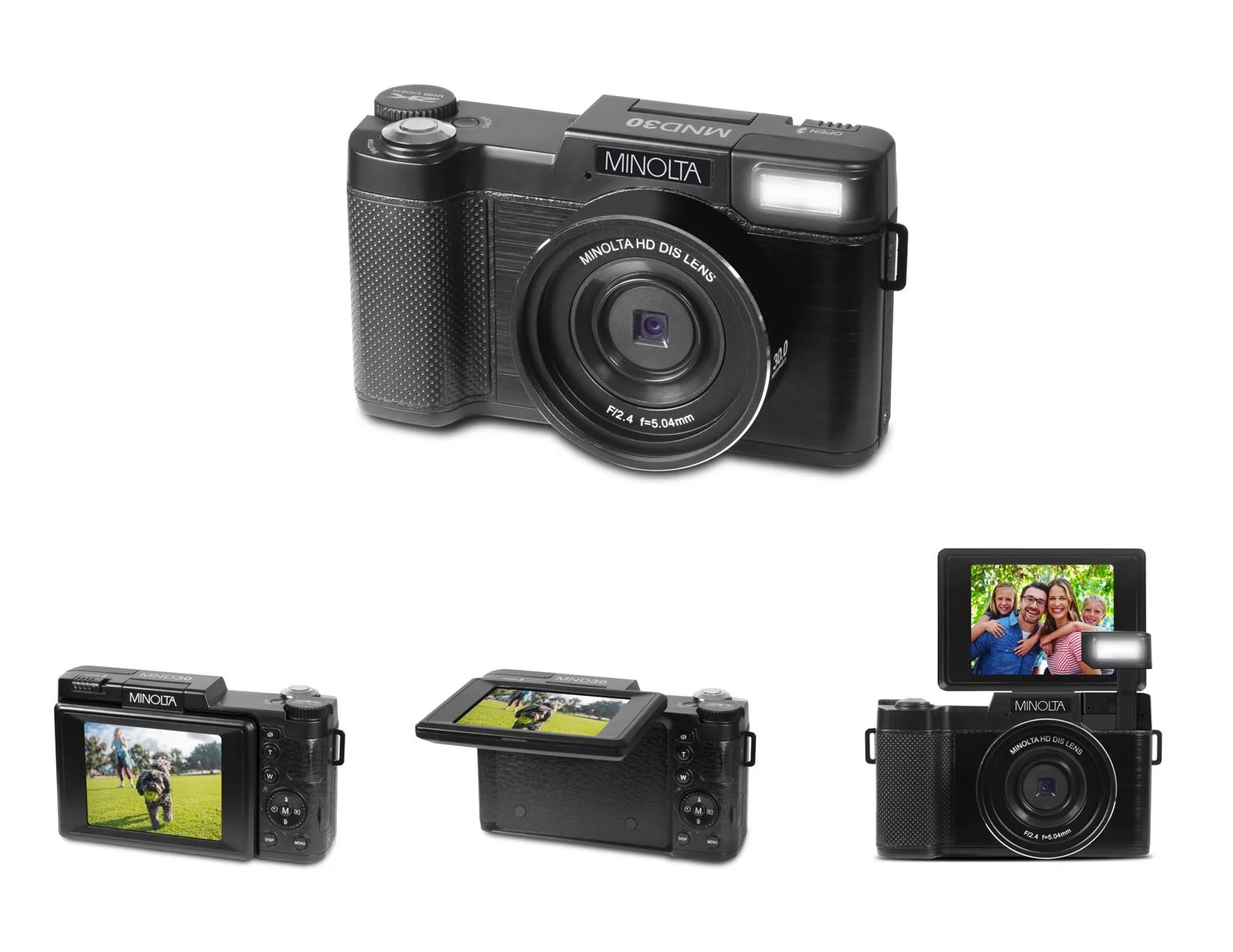 Minolta 30Mp 2.7K Quad Hd Digital Camera