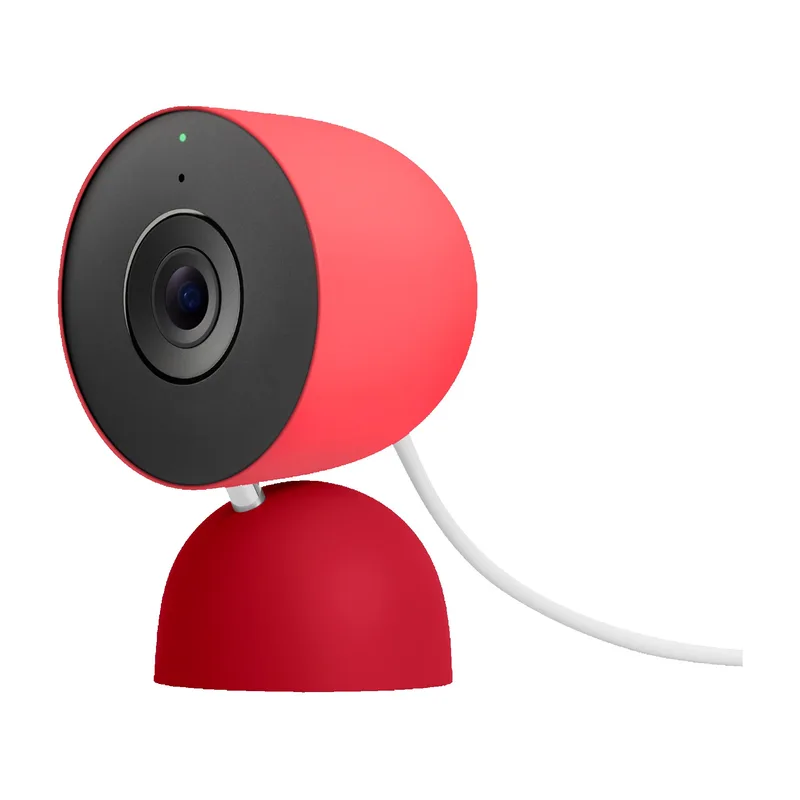 Google Nest Cam Indoor (Wired, 3rd Gen) - Berry