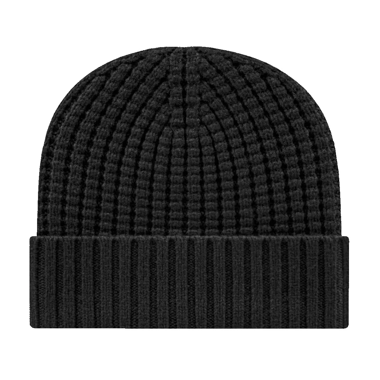 Premium Waffle Knit Cap With Cuff view 3